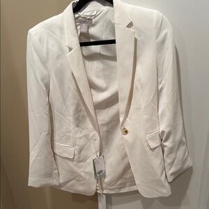 H&M White Women's Blazer Size XS BRAND NEW